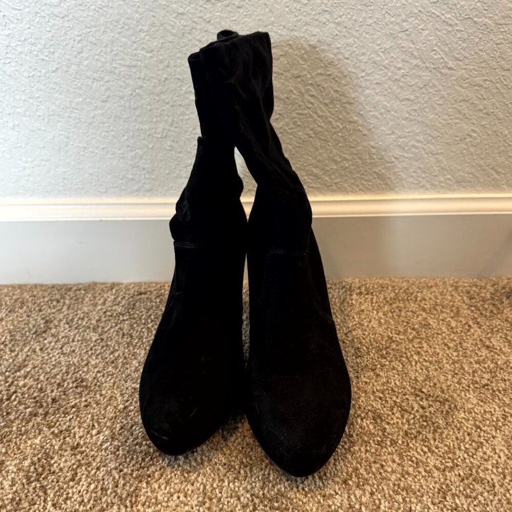 Black Express Boots, Size 10